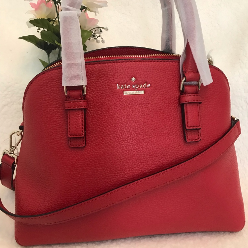 New Kate Spade red carpet Jackson street leather